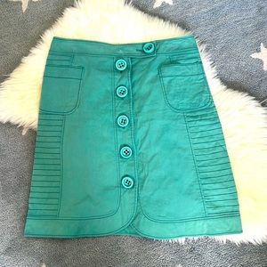 MOSCHINO Cheap and Chic A-Line green skirt | women’s size 8